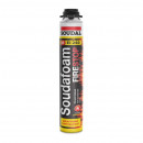 Пена монтажная профессиональная огнестойкая Soudal Soudafoam FR 750 мл