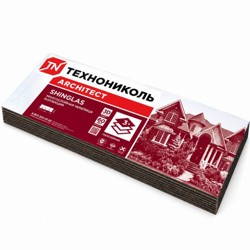 Многослойная черепица Технониколь Shinglas Континент, Америка 1,5 м²