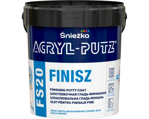 Шпатлевка готовая финишная Sniezka Acryl Putz FS20 8 кг