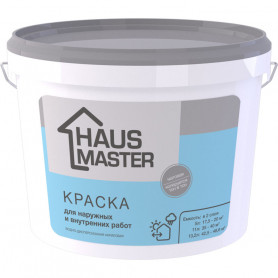 Краска MAV Haus Master фасадная белая матовая 13,2 л