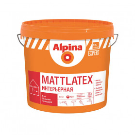 Краска латексная Alpina EXPERT Mattlatex белая 15 л