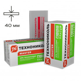 Пенополистирол ТехноНИКОЛЬ Техноплекс 1180х580х40 мм