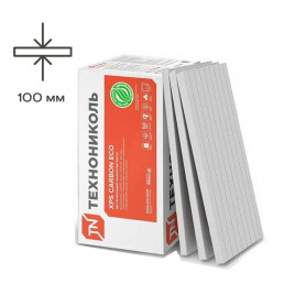 Пенополистирол ТехноНИКОЛЬ Carbon Eco FAS/2 S/2 ТВ 1180х580х100 мм