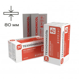 Пенополистирол ТехноНИКОЛЬ Carbon Prof 1180х580х80 мм