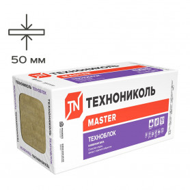 Утеплитель ТехноНИКОЛЬ ТехноБЛОК Стандарт 1200х600х50 мм (0,288 м3)