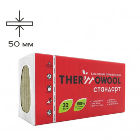 Утеплитель Изомин ThermoWool Стандарт 1200х600х50 мм