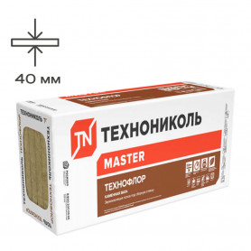 Утеплитель ТехноНИКОЛЬ Технофлор Стандарт 1200х600х40 мм