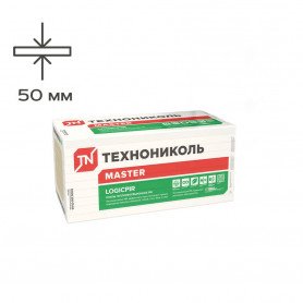 Утеплитель PIR ТехноНИКОЛЬ LOGICPIR Ф/Ф Г1 L-1190х590х50 мм