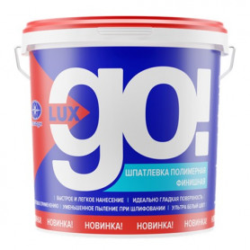 Шпатлевка полимерная Тайфун Lux Go белая 18 кг