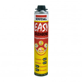 Клей строительный полиуретановый пистолетный Soudal SOUDABOND Easy 750 мл