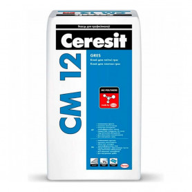 Клей для плитки "ГРЕС" Ceresit CM 12 25 кг