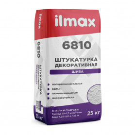 Штукатурка ilmax 6810 cemplaster "Шуба" белая 25 кг