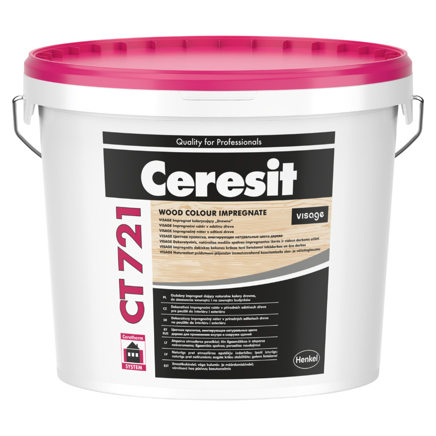 Декоративная пропитка для штукатурки Ceresit CT 721 Visage 4,2 кг
