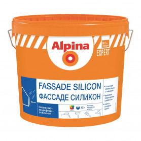 Краска Alpina EXPERT Fassade Silicon База 3 прозрачная 9,4 л