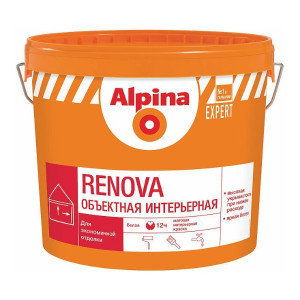 Краска акриловая Alpina EXPERT Renova белая 10 л