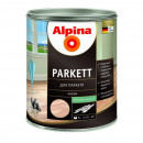 Лак для паркета Alpina Parkett прозрачный шелковисто-матовый 0,75 л