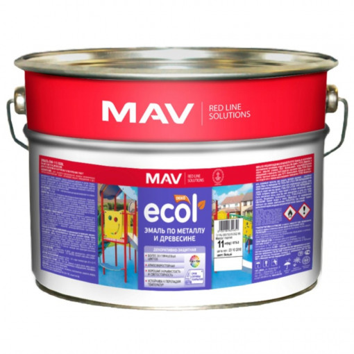 Эмаль ПФ-115 ECOL MAV карамель 10 л