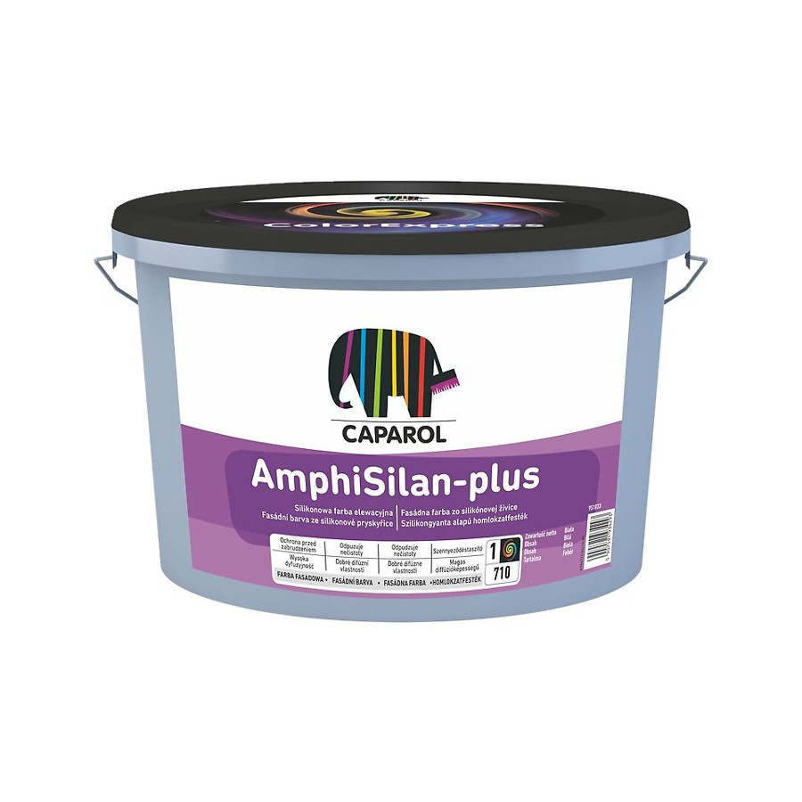 Краска силиконовая Caparol AmphiSilan-Plus База 1 белая 4,7 л