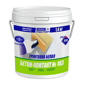 Грунтовка Тайфун Мастер №103 бетон-контакт 1,4 кг