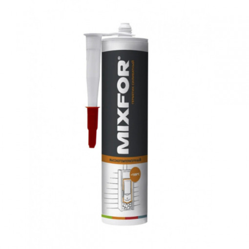 Герметик MIXFOR MT-78 HiTemp +1500C Sealant, 260 мл черный