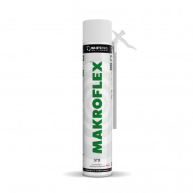 Пена монтажная бытовая Makroflex whiteteq STD белая 750 мл