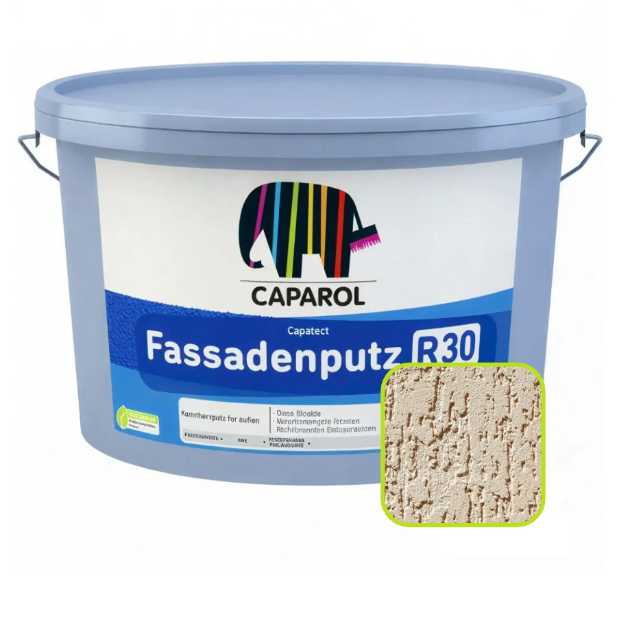 Штукатурка Caparol Capatect Fassadenputz R30 Короед 3 мм База 1 белая 25 кг