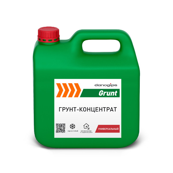 Грунт универсальный Danogips Grunt концентрат 3 л (от 1:0 до 1:3)