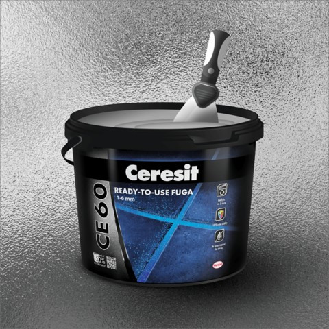 Фуга готовая полимерная Ceresit CE 60 № 43 бежевая 2 кг 3