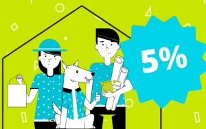 Скидка новоселам 5%