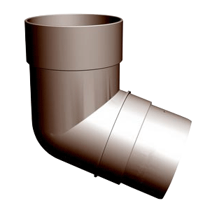 Колено трубы 72 градуса для водосточной системы Деке (шоколад)