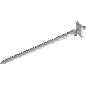 Шпилька для крепления хомута с гайкой L=120 мм