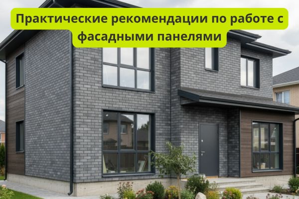 Практический рекомендации по работе с фасадными панелями фото