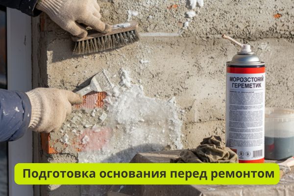 Подготовка основания фото