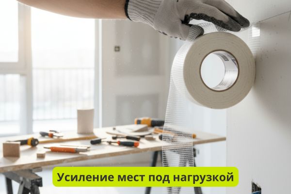 Укрепление углов и откосов серпянкой фото