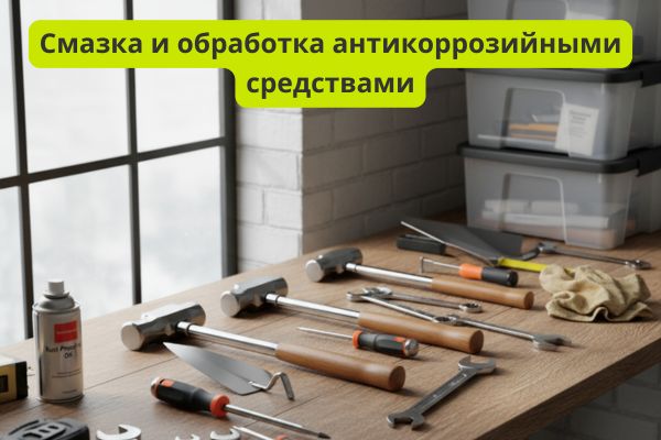 Смазка и обработка антикоррозийными средствами фото