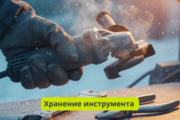 Хранение инструмента строительного зимой фото