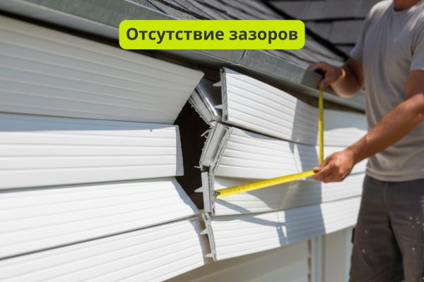 Отсутствие зазоров при установке софитов фото