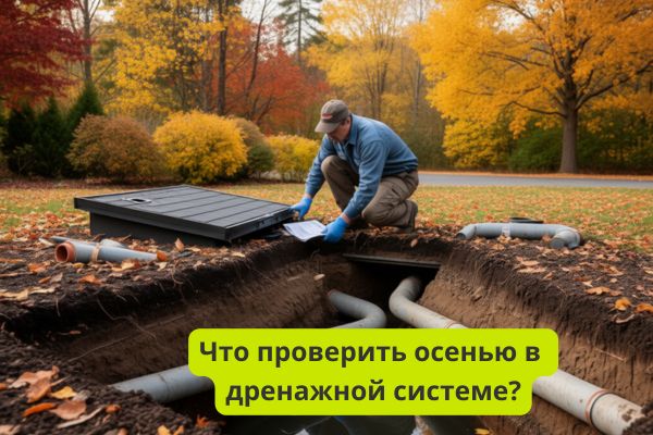 Что проверить осенью в дренажной системе фото