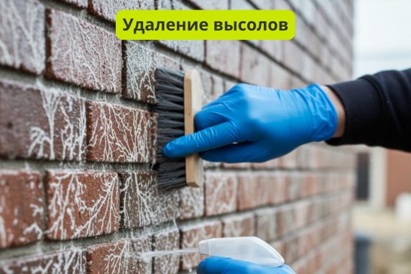 Удаление высолов фото