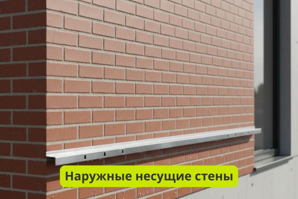 Наружные несущие стены фото