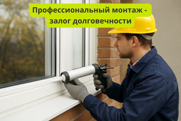 Профессиональный монтаж окон с герметиком фото