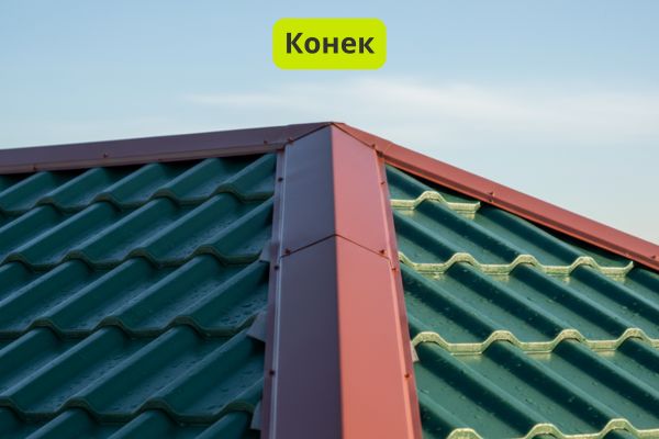Конек для кровли фото