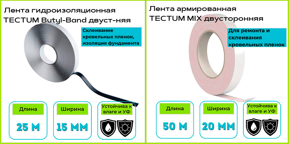Ленты гидроизоляционная для примыканий сравнение фото