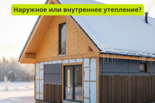 Наружное или внутреннее утепление фото