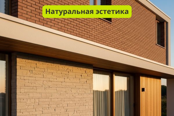 Натуральная эстетика в фасадных панелях фото