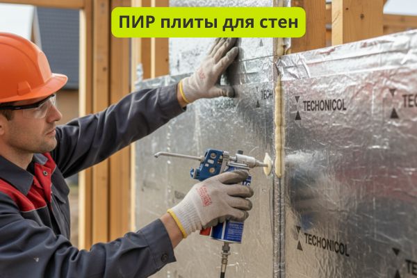 ПИР плиты для стен фото