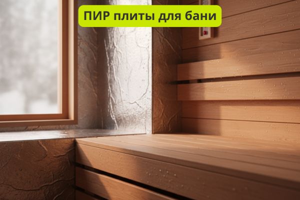 ПИР утеплитель для бани и сауны фото